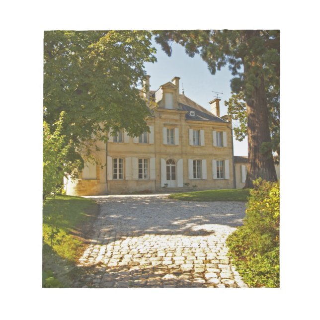 Bloc De Notas Chateau Cos Labory en Saint Estephe, forjado (Frente)