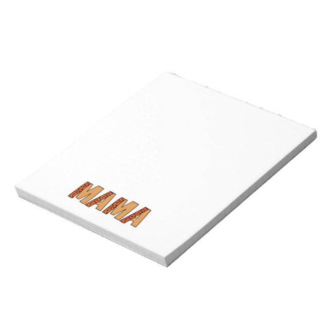 Bloc De Notas Cheetah Print Leopard Mom (Lado Izquierdo)