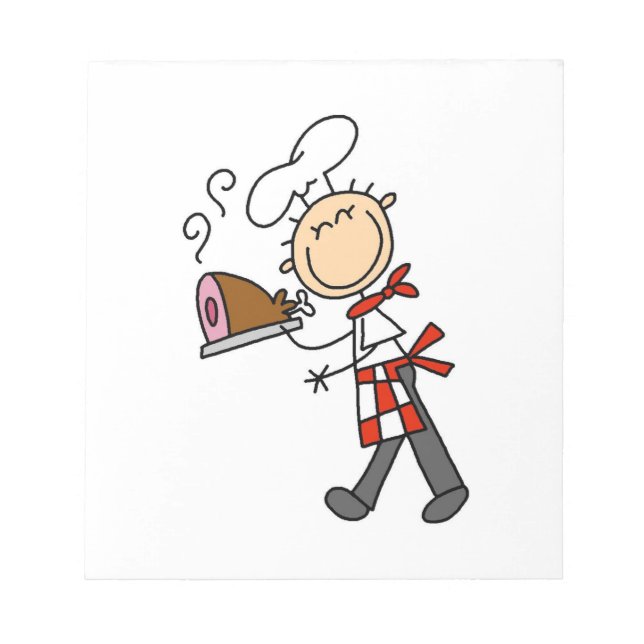 Bloc De Notas Chef Con Jamón Horneado (Frente)