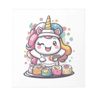 Bloc De Notas Chef de Sushi Unicornio (1)