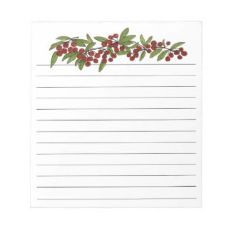 Bloc De Notas Cherry Notepad