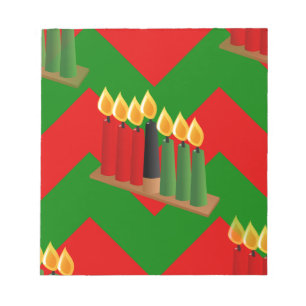 Bloc De Notas chevron kwanzaa