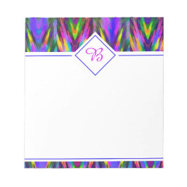 Bloc De Notas Chevron tribal brillante