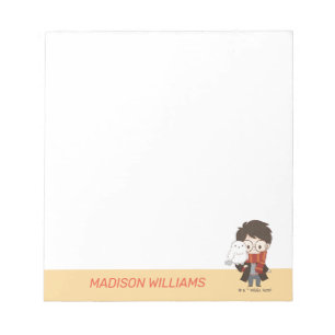 Bloc De Notas Chibi HARRY POTTER™ y Hedwig