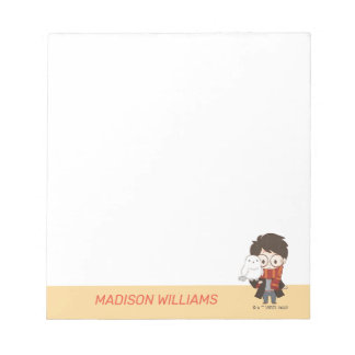 Bloc De Notas Chibi HARRY POTTER™ y Hedwig
