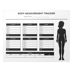 Bloc De Notas Chica de seguimiento de la dieta por pérdida de pe