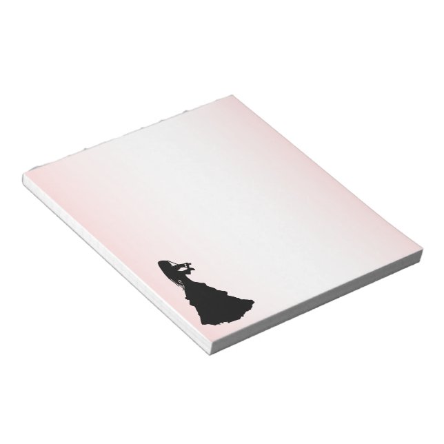 Bloc De Notas Chica gitano toca violín (Lado Derecho)