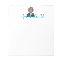 Chica negro con gafas personalizadas