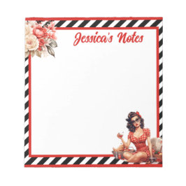 Bloc De Notas Chica Pinup Leyenda Retirada   