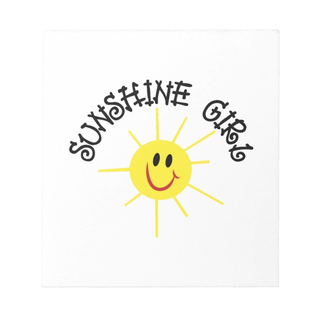 Bloc De Notas Chica Sunshine (Frente)