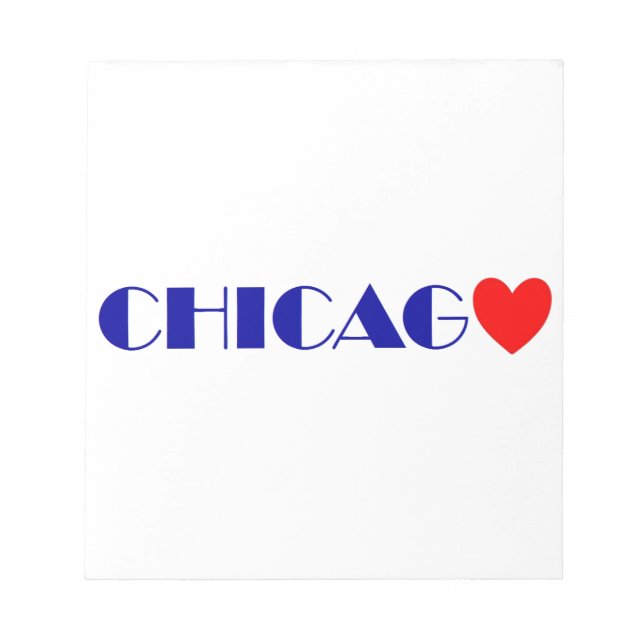 Bloc De Notas chicago j'aime (Frente)