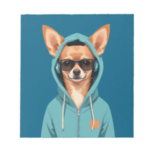 Bloc De Notas Chihuahua con música divertida en Guay de Hoodie