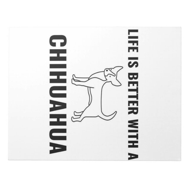 Bloc De Notas Chihuahua life_Dog Lover (Frente)