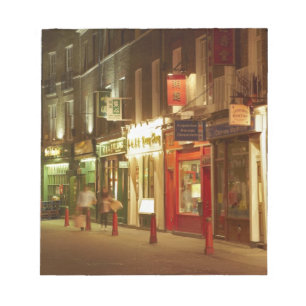 Bloc De Notas Chinatown, Soho, Londres, Inglaterra, Reino Unido