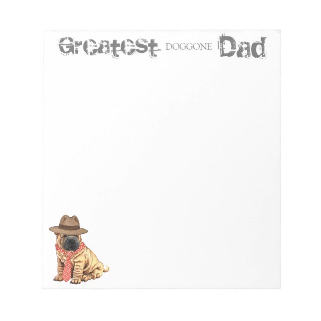 Bloc De Notas Chino Shar-Pei Dad (Frente)