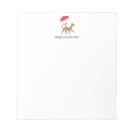 Bloc De Notas Chinoiserie Cheetah Note Pad
