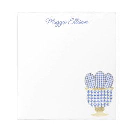 Bloc De Notas Chinoiserie Moda acuarela Huevos Notepad