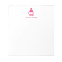 Chinoiserie Pagoda Note Pad
