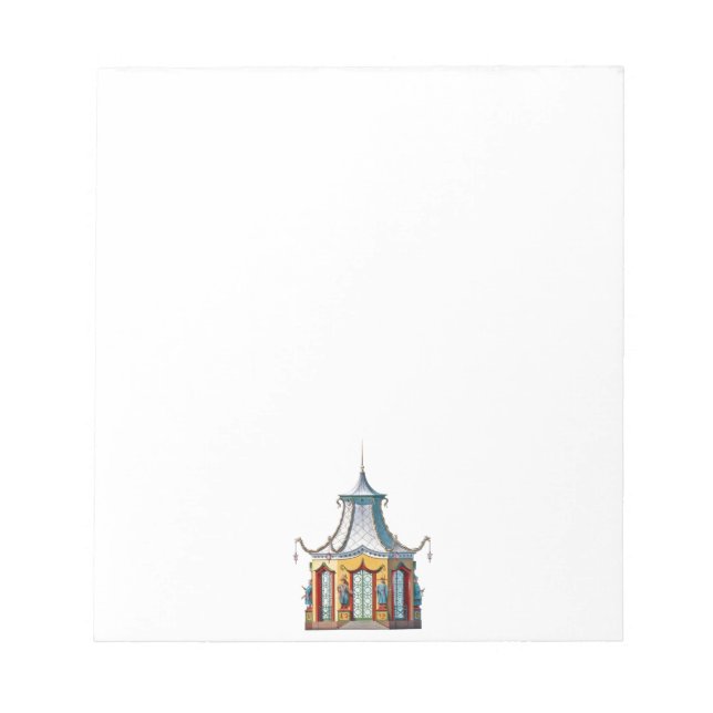 Bloc De Notas Chinoiserie Pagoda Notepad (Frente)