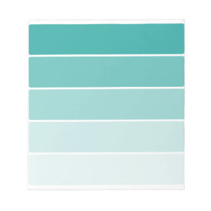Bloc De Notas Chip de pintura azul turquesa