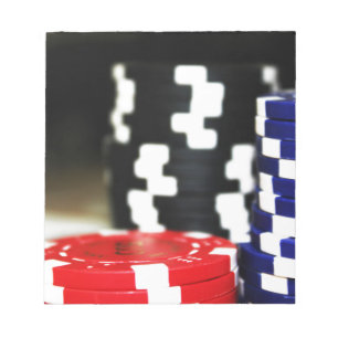 Bloc De Notas Chips Gambling Casino Ganar juego Luck Risk Bet