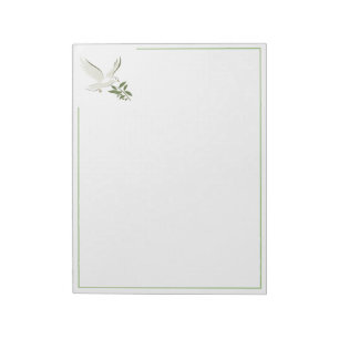 Bloc De Notas Christian Dove Notepad