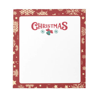 Bloc De Notas Christmas notepad paper