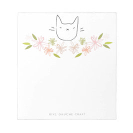 Bloc De Notas Chrysanthemum Garden Cat Notepad