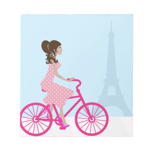 Bloc De Notas Ciclismo en París (Frente)