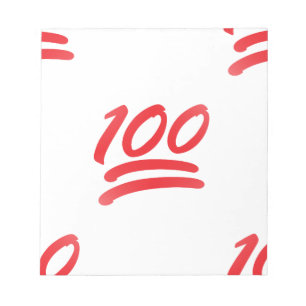 Bloc De Notas ciento de emoji