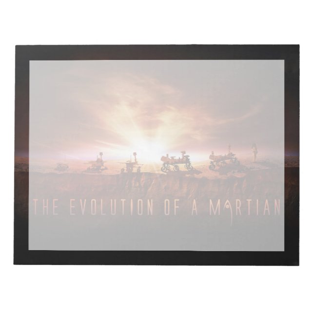 Bloc De Notas Cinco Rovers De Marte Exitosos (Frente)