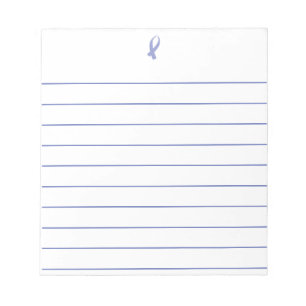 Bloc De Notas Cinta de sensibilización (Periwinkle)