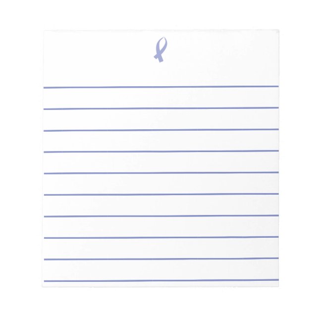 Bloc De Notas Cinta de sensibilización (Periwinkle) (Frente)