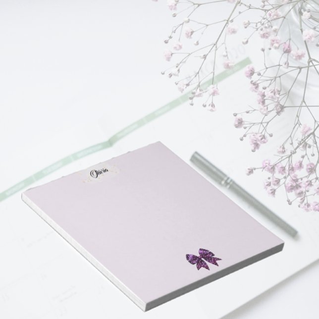 Bloc De Notas Cinta Purple Polka Dots (Subido por el creador)