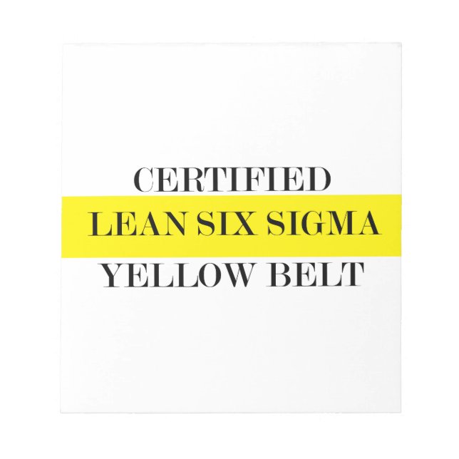 Bloc De Notas Cinturón amarillo (Frente)