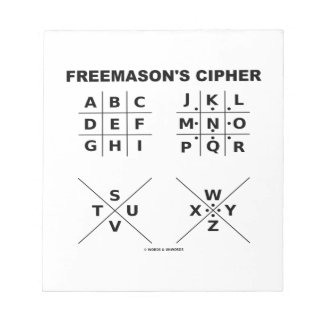 Bloc De Notas Cipher de Freemason (criptografía)