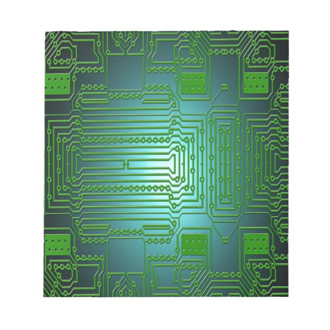 Bloc De Notas circuitos de conductores de placa (Frente)