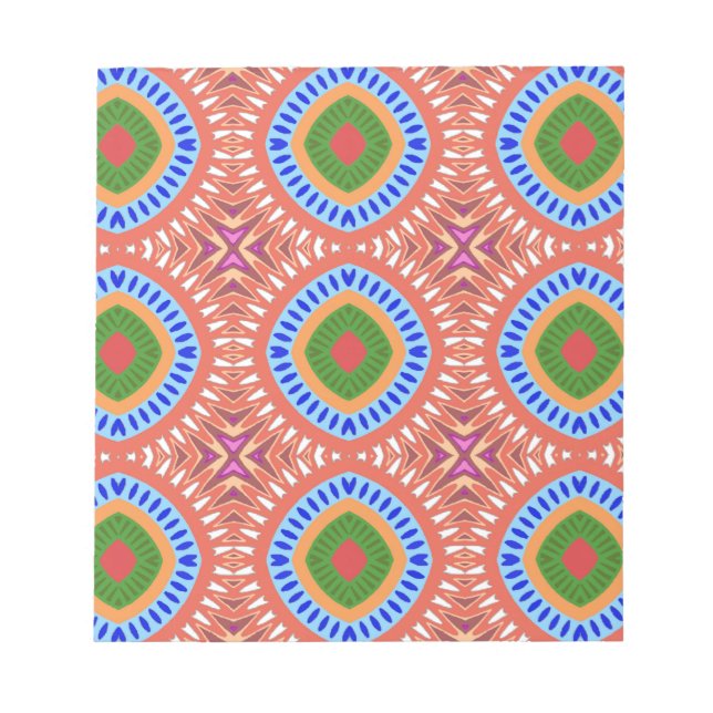 Bloc De Notas Círculos tribales (Frente)