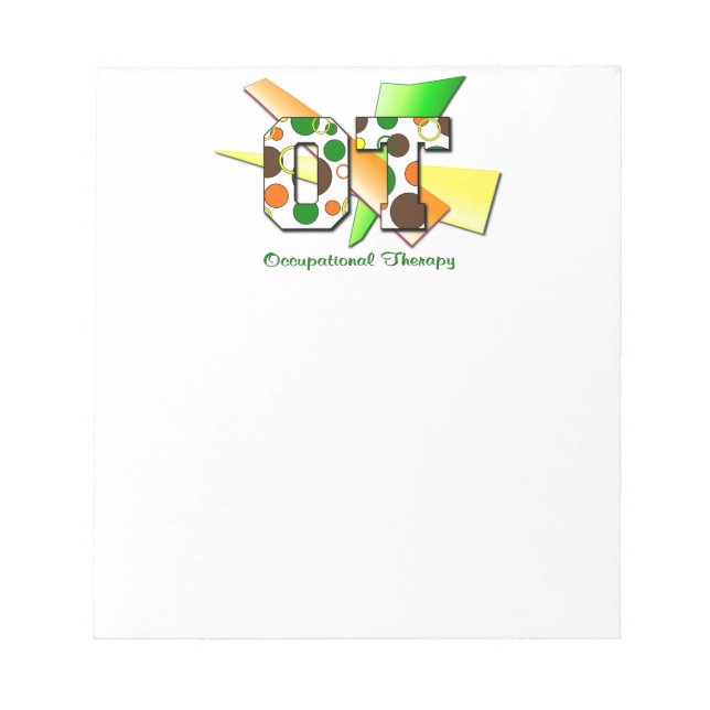 Bloc De Notas Círculos y puntos de OT (Frente)