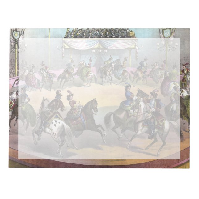 Bloc De Notas Circus Grand Finale, Circa 1872. (Frente)