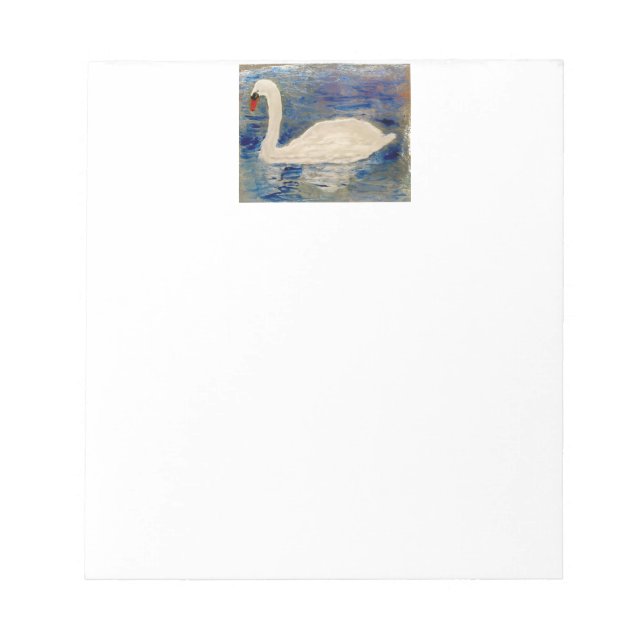 Bloc De Notas Cisne de Reflecciones del Lago (Frente)