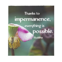 Cita de enseñanza de Lotus/Impermanence-Buddha