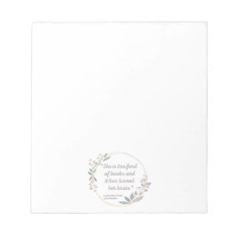 Bloc De Notas Cita de mujeres pequeñas II - Estilo lindo