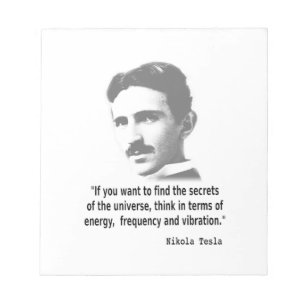 Bloc De Notas Cita De Nikola Tesla