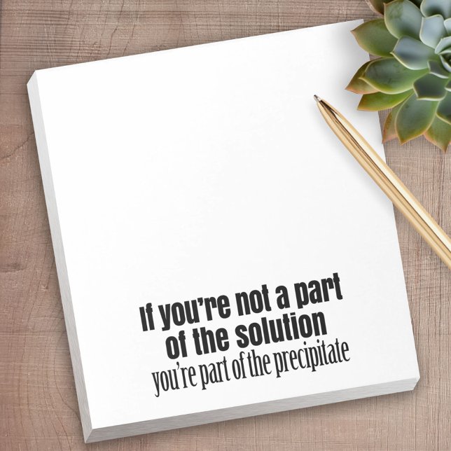 Bloc De Notas Cita divertida de un profesor de química (Subido por el creador)