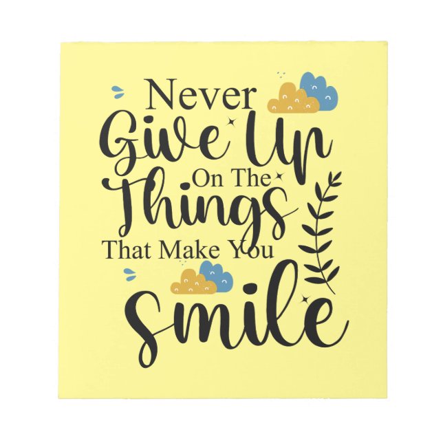 Bloc De Notas Citas positivas sobre la salud mental (Frente)