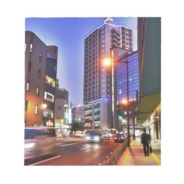 Bloc De Notas Ciudad de Kitakyushu en Japón (Frente)