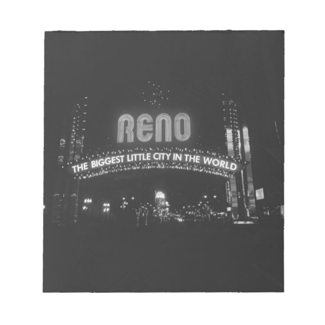 Bloc De Notas Ciudad de Reno (Frente)