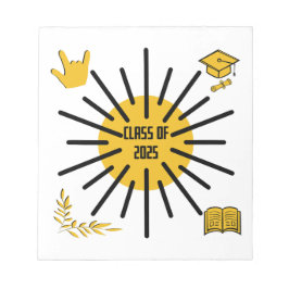 Bloc De Notas Clase de 2025 - Sunshine