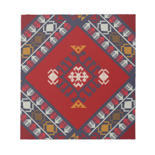 Bloc De Notas Clásico de vintage geométrico de color lindo-elega